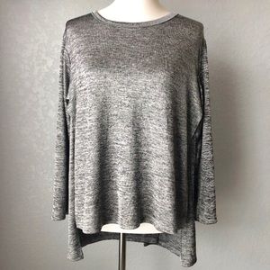 Alexander Wang | Metallic Silver Hi-Low Top